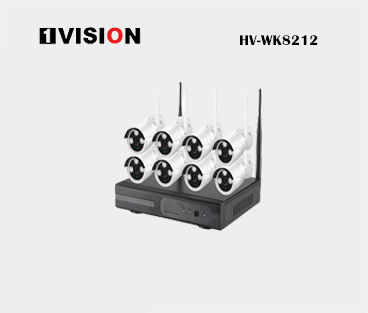 پک هشت دوربین وایرلس مدل HV-WK8212 وانویژن
