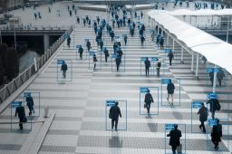 Technology of counting people in CCTV cameras