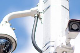 The effect of the sun on the CCTV camera