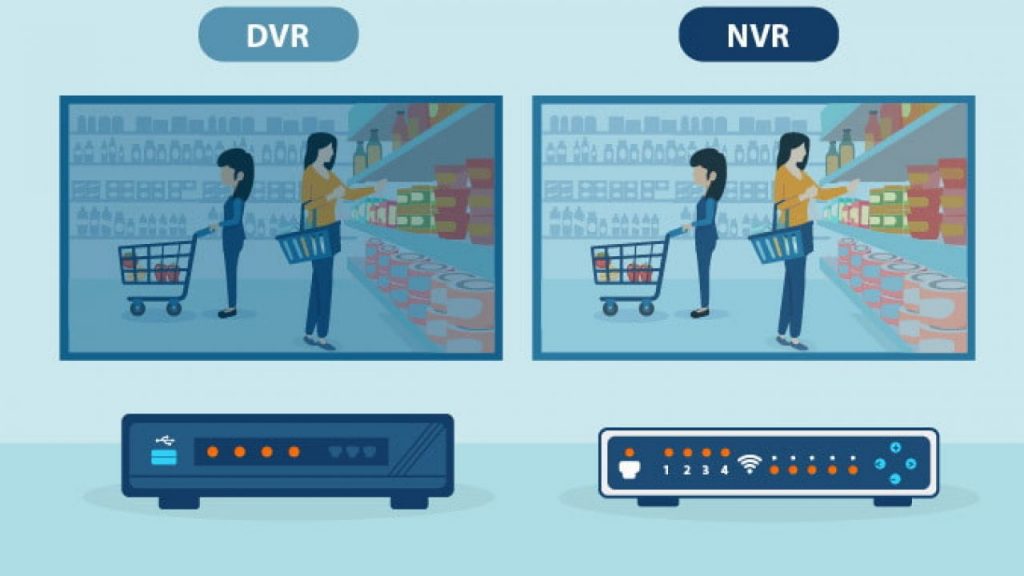 تفاوت DVR و NVR